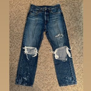 Levi’s Ripped 501 Jeans
